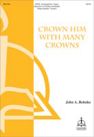 Crown Him with Many Crowns SATB choral sheet music cover Thumbnail